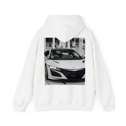 Honda NSX White Supercar Factory Floor