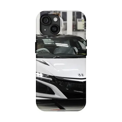 Honda NSX White Supercar Factory Floor