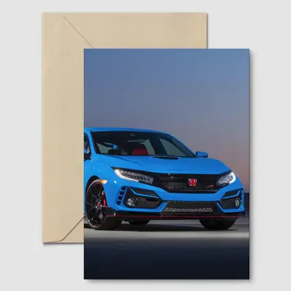 Honda Civic Type R Blue Dusk Setting