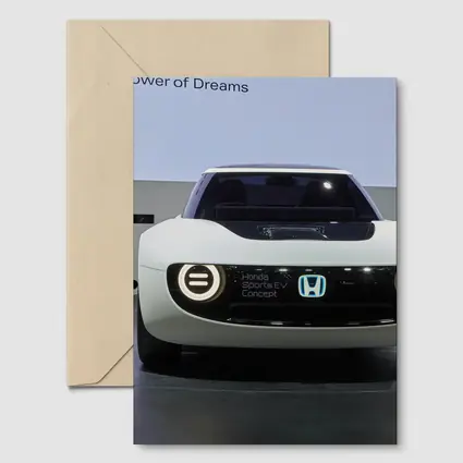 Honda Sports EV Concept Car Show Display