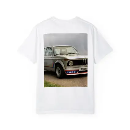 BMW 2002 Turbo Classic Silver Road Scene