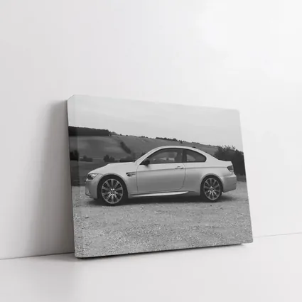 BMW M3 E92 Coupe Silver Countryside Side Profile