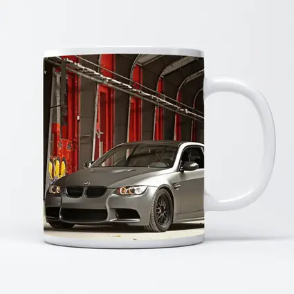 BMW M3 Matte Gray Abandoned Industrial Building