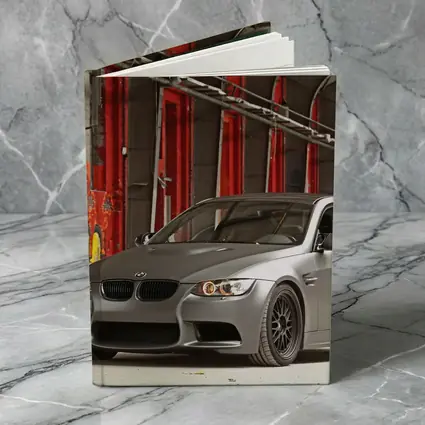 BMW M3 Matte Gray Abandoned Industrial Building