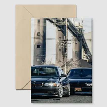 BMW 750il E38 Duo Industrial Background