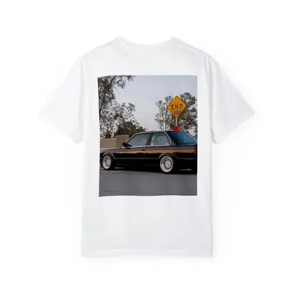 BMW E30 Black Coupe Street Scene