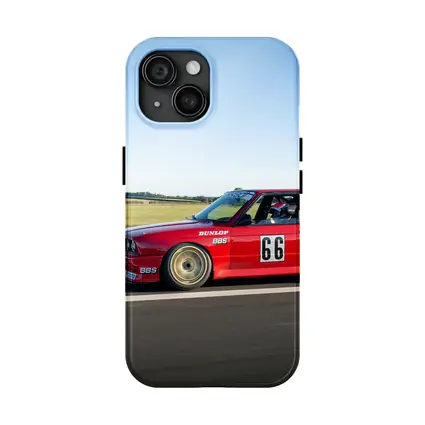 BMW E30 M3 Red Race Car Track