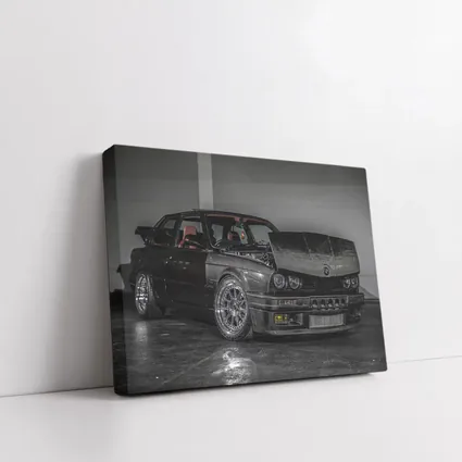BMW E30 Tuned Carbon Wide Body Dark Garage