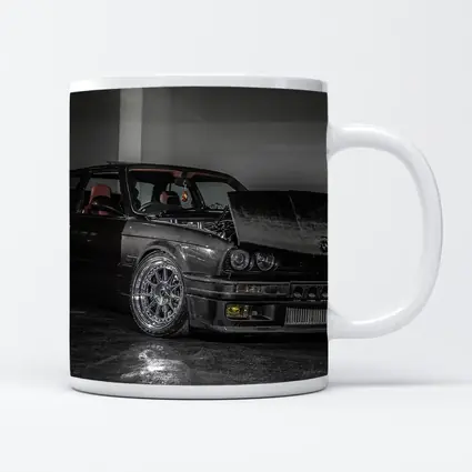 BMW E30 Tuned Carbon Wide Body Dark Garage
