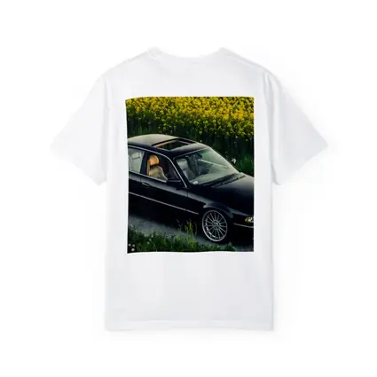 BMW 7 Series E38 Black Rapeseed Field