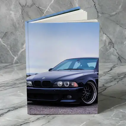 BMW E39 M5 Black Coastal Road Scene