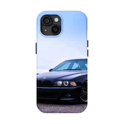 BMW E39 M5 Black Coastal Road Scene