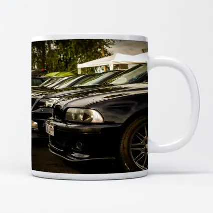 BMW E39 M5 Black Car Meet Parking