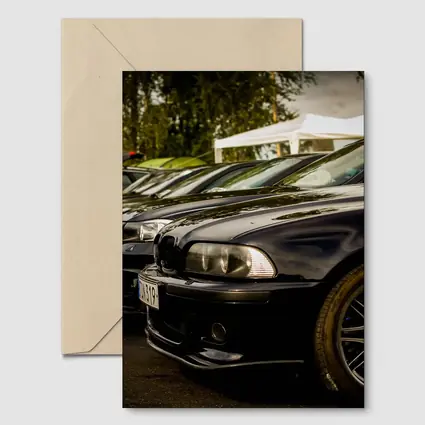 BMW E39 M5 Black Car Meet Parking