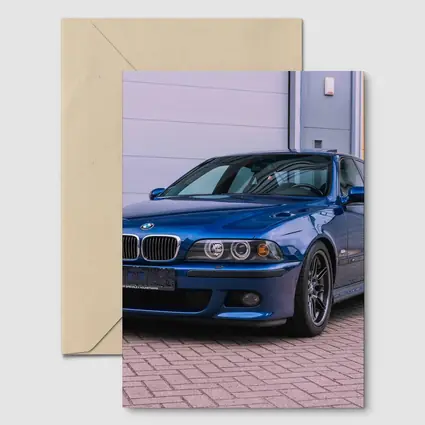 BMW E39 M5 Le Mans Blue Parking