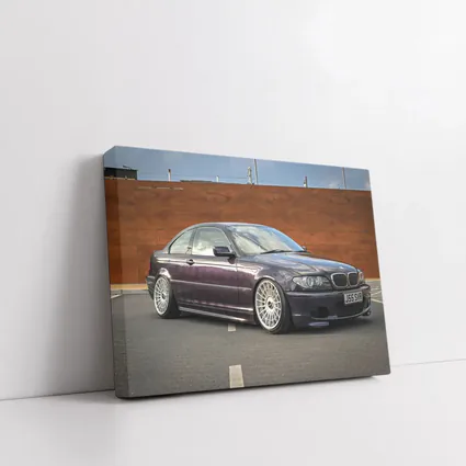 BMW E46 330ci Purple Coupe Street Parking