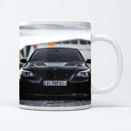 BMW M5 E60 Black Front Street View