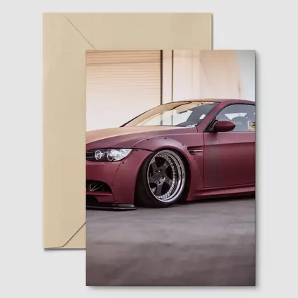 BMW M3 E92 Wide Body Matte Red