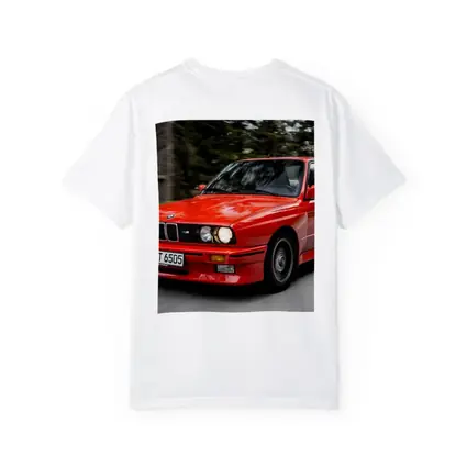 BMW M3 E30 Red Coupe Motion Shot