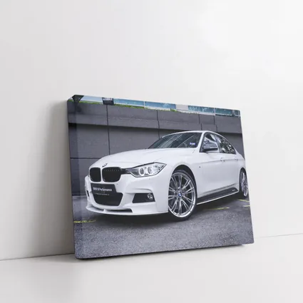 BMW 3 Series White M Performance Sedan