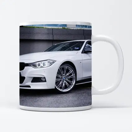BMW 3 Series White M Performance Sedan