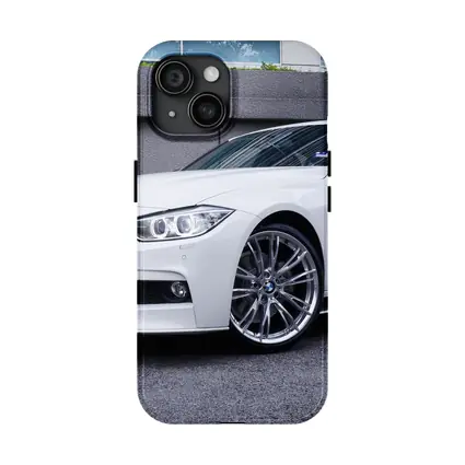 BMW 3 Series White M Performance Sedan