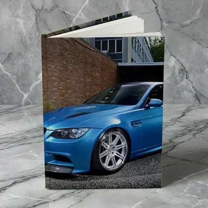 BMW M3 E92 Atlantic Blue Urban Setting