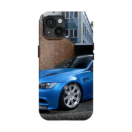 BMW M3 E92 Atlantic Blue Urban Setting