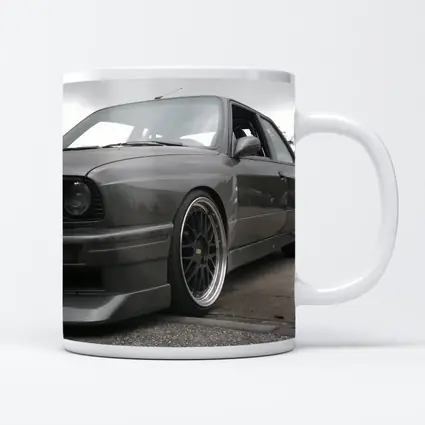 BMW M3 E30 Gray Stance Low Shot