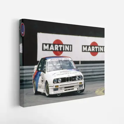 BMW M3 E30 Race Car Martini Trackside