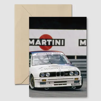 BMW M3 E30 Race Car Martini Trackside