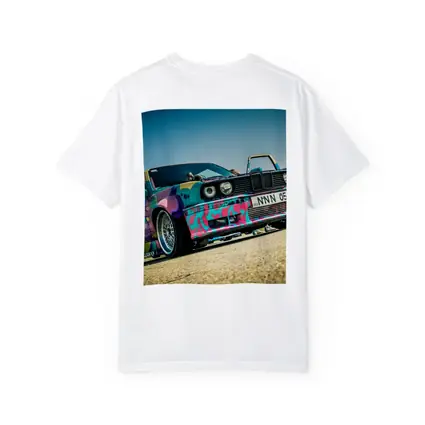 BMW E30 Graffiti Wrap Drift Car Street