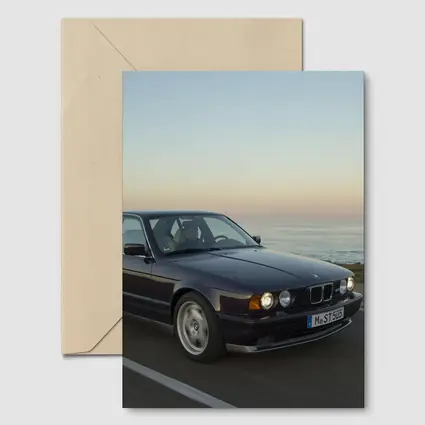 BMW E34 5 Series Coastal Sunset Drive