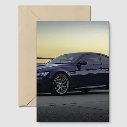 BMW M3 E92 Coupe Sunset Waterfront