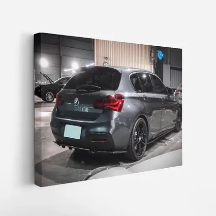 BMW 1 Series F20 Dark Gray Indoor Garage
