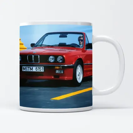 BMW E30 Cabriolet Red Open Road Drive