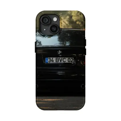 BMW M5 E39 Black Rear Street View