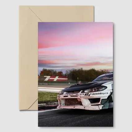 Nissan Silvia Drift Car Sunset Track