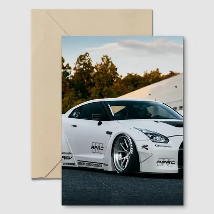 Nissan Skyline GT-R White Wide Body Kit