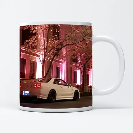 Nissan Skyline GT-R Cherry Blossom Night Street