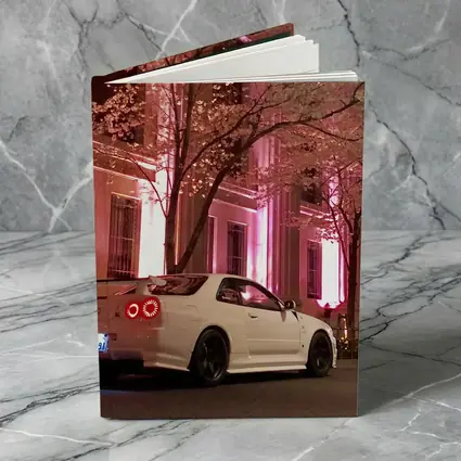 Nissan Skyline GT-R Cherry Blossom Night Street