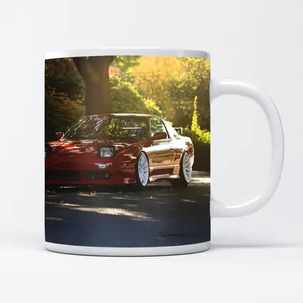 Nissan 240SX Red Stance Street Scene