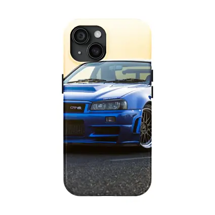 Nissan Skyline GT-R Blue Sunset Shore