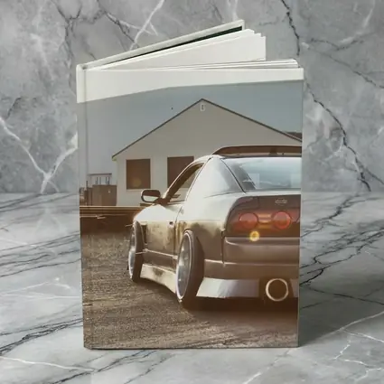 Nissan 240SX Stance Industrial Yard Sunset