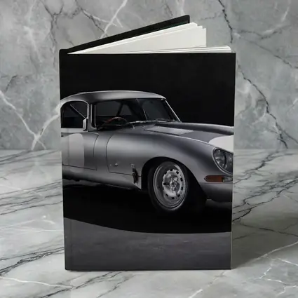 Jaguar Lightweight E-Type Silver Studio Shot