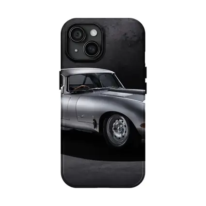 Jaguar Lightweight E-Type Silver Studio Shot