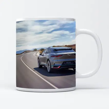 Jaguar I-Pace Electric SUV On Highway