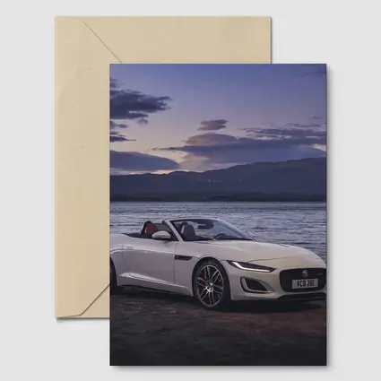 Jaguar F-Type Convertible By Lakeside Dusk