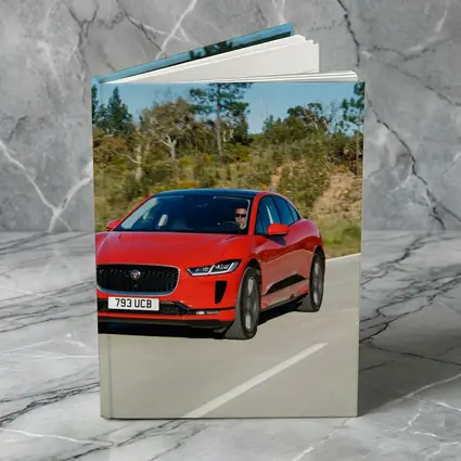 Jaguar I-Pace Red Electric SUV Road