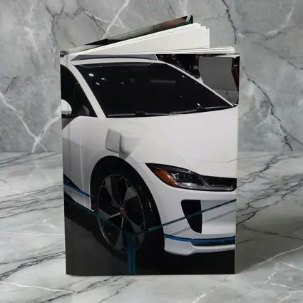Jaguar I-Pace Waymo White Auto Show